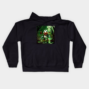 "Psychedelic Haunts: Unique and Colorful Halloween Horrors" Kids Hoodie